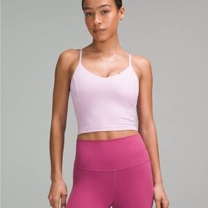 lululemon Align Cropped Cami Tank Top *C/D Cup, vitapink, size 10